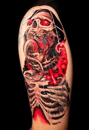 Explore jet tattoo ideas, creative tattoo ideas in Scottsdale, available at Club Tattoo