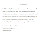 Restaurant Ca' d' Frara Trattoria Moderna à Ferrara (la carte)