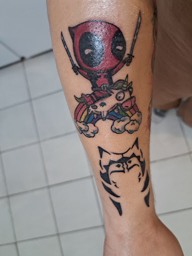 Explore massage therapy tattoo ideas, creative tattoo ideas in Beverly Hills, available at R-N-R Custom Tattoos