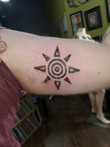 Explore god is greater than the highs and lows tattoo ideas, creative tattoo ideas in Newport, available at Mutiny Tattoo Co. LLC
