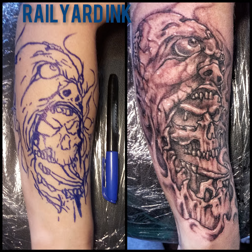 Explore reggae tattoo ideas, creative tattoo ideas in Roanoke, available at RailYard INK