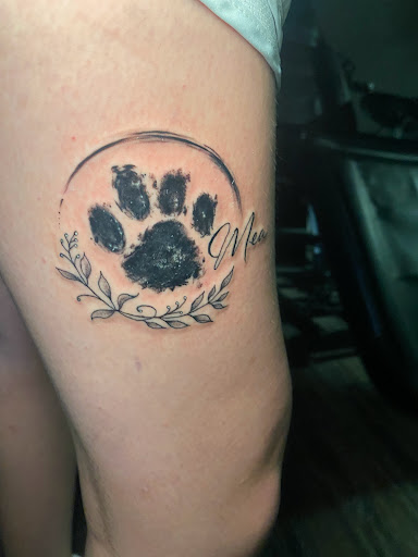 Explore mf doom tattoo ideas, creative tattoo ideas in Sioux Falls, available at Starry Eyed Studio