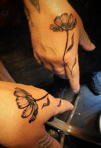 Explore mountain range tattoo ideas, creative tattoo ideas in Minocqua, available at Walking Arts Tattoos