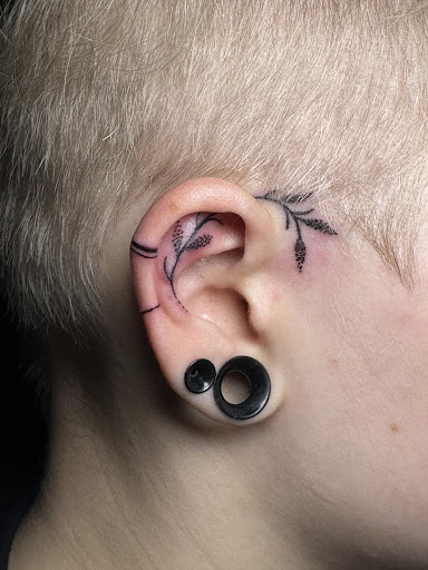 Explore side tattoo ideas for men, creative tattoo ideas in Merrillville, available at Sacred Moon Private Tattoo Studio