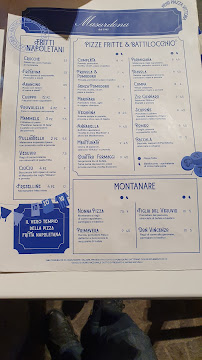 Pizzeria Antica Friggitoria La Masardona dal 1945 à Naples (le menu)