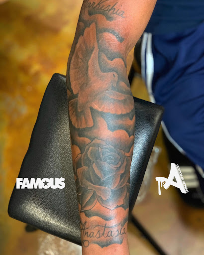 Explore tattoo sleeve drawing ideas, creative tattoo ideas in Hammond, available at Famous Ink, Inc.