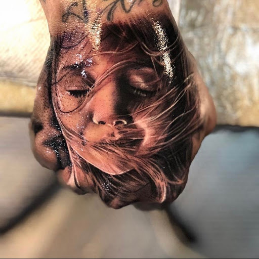 Explore infinity heart tattoo ideas, creative tattoo ideas in Dayton, available at Aisle 9 Tattoo