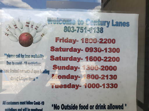 Bowling Alley «Century Lanes Bowling Alley», reviews and photos, 4464 Gregg St, Columbia, SC 29206, USA