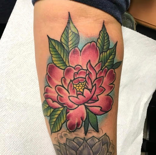 Explore tattoo cross ideas, creative tattoo ideas in Wilmington, available at Lost Harbor Tattoo