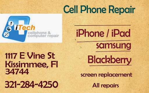 Electronics Repair Shop «iTech Cellphone & Computer Repair», reviews and photos, 1117 E Vine St, Kissimmee, FL 34744, USA