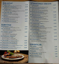 Restaurant grec Griechisches Restaurant Rhodos à Quakenbrück (le menu)