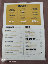 Carte du 21 Jump Food à Vesoul