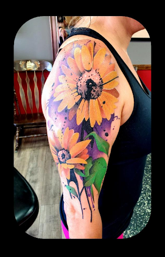 Explore tattoo ideas for men inner bicep, creative tattoo ideas in Mexico, available at Majestic Moose Tattoo Haberdashery & Piercing Studio