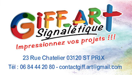 Magasin d'enseignes GIFF-ART SIGNALETIQUE Saint-Prix