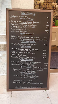 Le Côté Jardin à Orgon menu