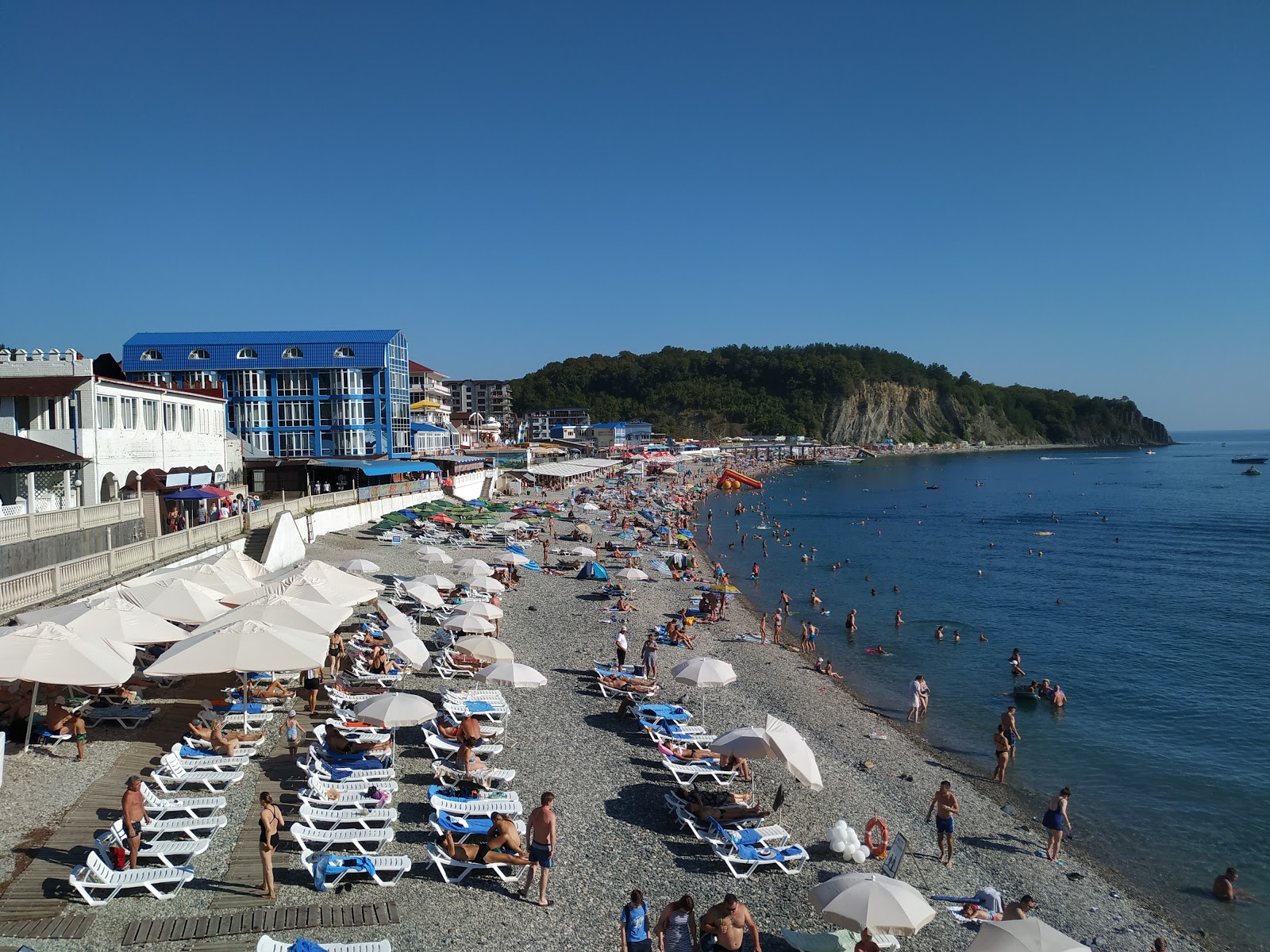Fotografie cu Olginka beach - locul popular printre cunoscătorii de relaxare