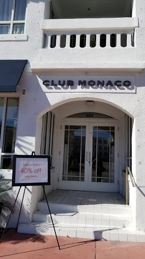 Clothing Store «Club Monaco Collins Avenue», reviews and photos, 624 Collins Ave, Miami Beach, FL 33139, USA