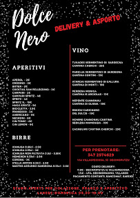 Menu du Dolce Nero Ristorante Pizzeria à Decimoputzu