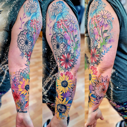 Explore tattoo ideas for 3 daughters, creative tattoo ideas in Benton, available at Spectrum Tattoo