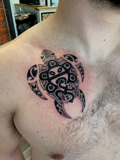 Explore man sleeve tattoo ideas, creative tattoo ideas in Mount Clemens, available at Hand & Heart Tattoo