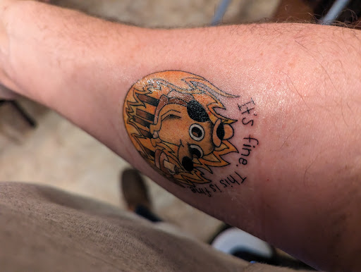 Explore funny tattoo ideas for men, creative tattoo ideas in Abilene, available at Fear Factor Tattoos and Piercings