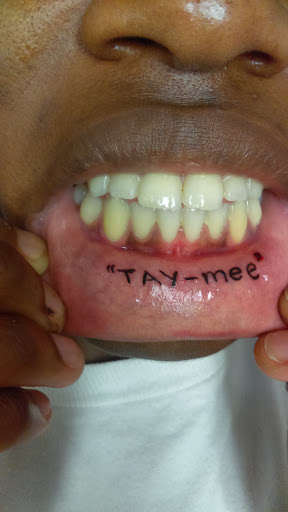 Explore finger lettering tattoo ideas, creative tattoo ideas in Dallas, available at Fly Ink, Inc.