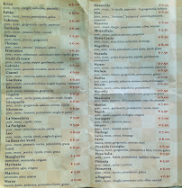 Pizzeria La Suprema à Budoni menu