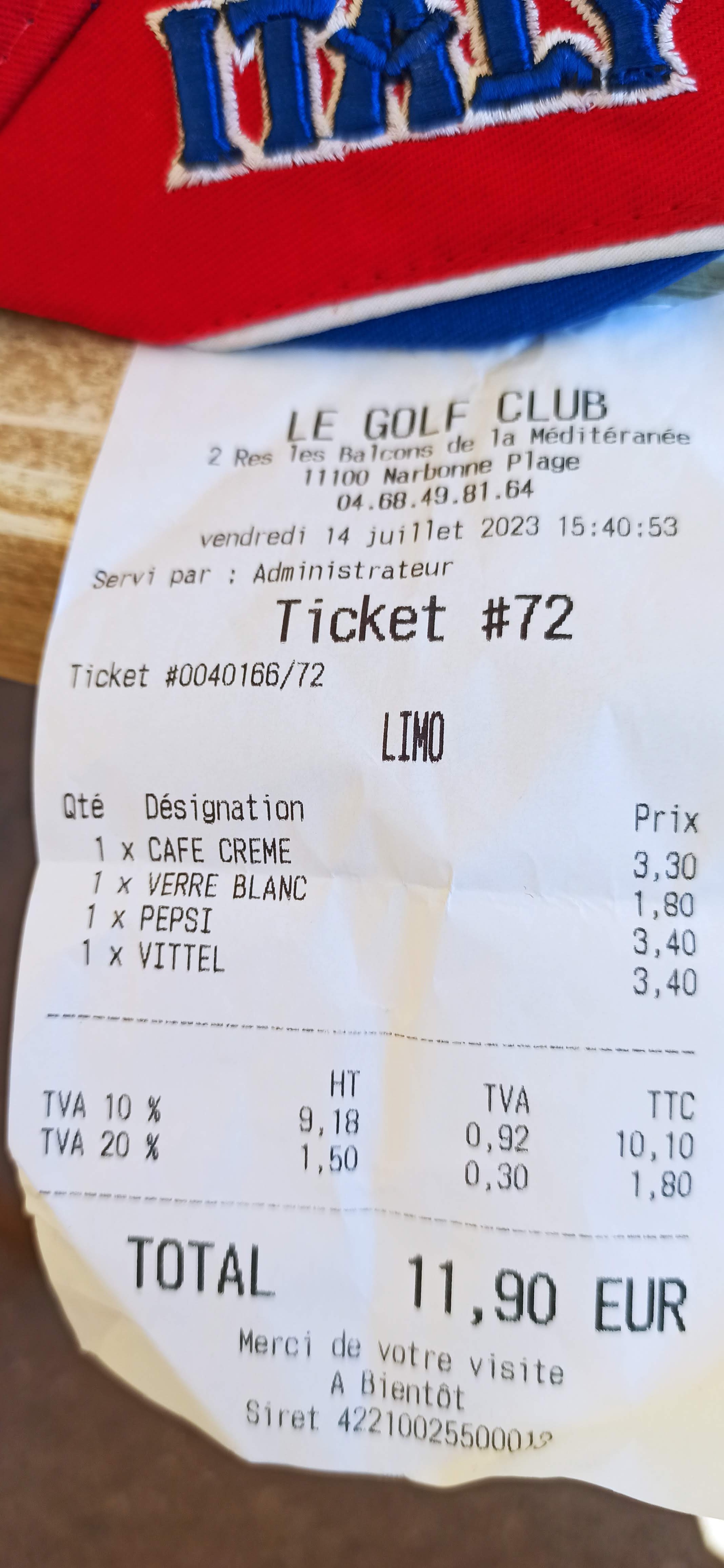 Photo n° 1 de l'avis de Luciano.a fait le 19/07/2023 à 06:58