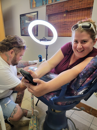 Explore unique lettering tattoo ideas, creative tattoo ideas in Edinboro, available at Tattarrattat Body Art Studio