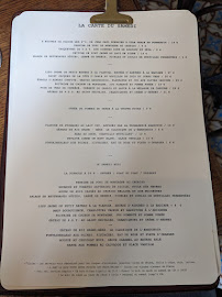 L'Ébauchoir à Paris menu