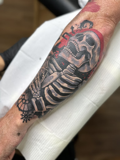 Explore bad omens tattoo ideas, creative tattoo ideas in Winchester, available at State of the Art Tattooing