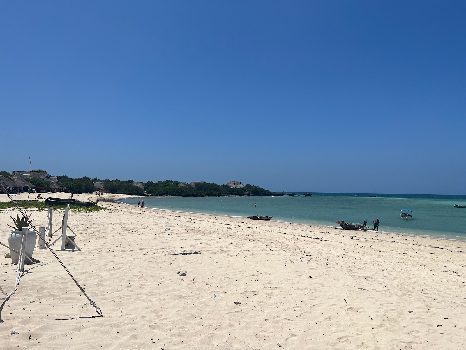 Fotografija Fumba Beach z svetel pesek površino