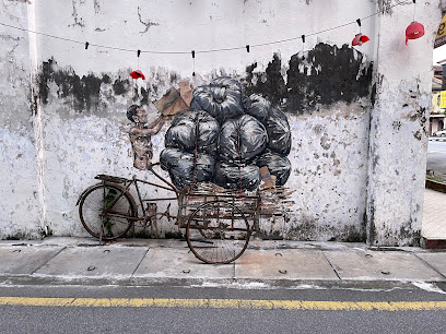 Ipoh Mural - Old Town Relieves Nostalgia with Trishaw