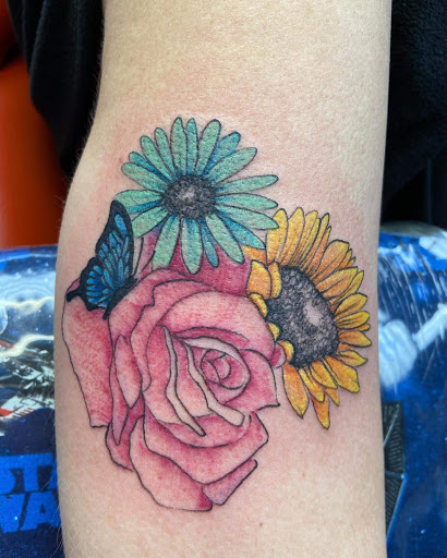 Explore gaming tattoo ideas, creative tattoo ideas in Shelbyville, available at Stage Left Tattoo and Piercing