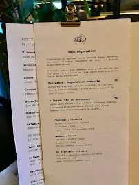 Lomi à Paris menu