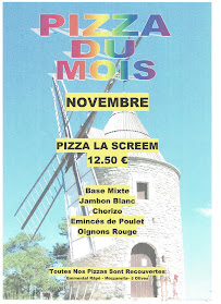 PIZZERIA SNACK DU MOULIN à Rieupeyroux menu