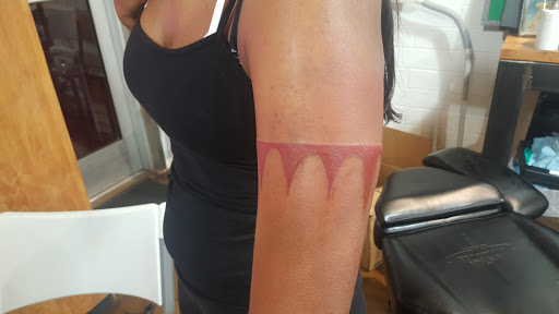 Explore cute bee tattoo ideas, creative tattoo ideas in Phoenix, available at Golden Rule Tattoo Camelback