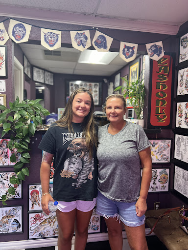 Explore tattoo ideas for cosmetologist, creative tattoo ideas in Georgetown, available at Iron Rite Tattoo South