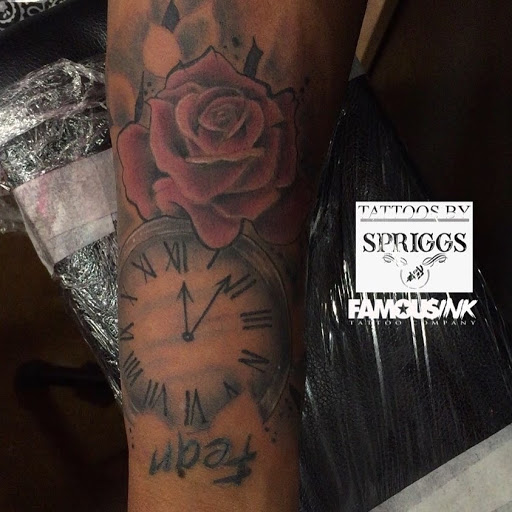 Explore mountain biking tattoo ideas, creative tattoo ideas in Hammond, available at Famous Ink, Inc.