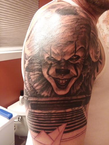 Explore spinal cord tattoo ideas, creative tattoo ideas in Stratford, available at True Line Tattoo