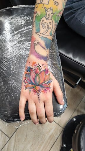 Explore leg tribal tattoo ideas, creative tattoo ideas in Pottsville, available at TattooShaun