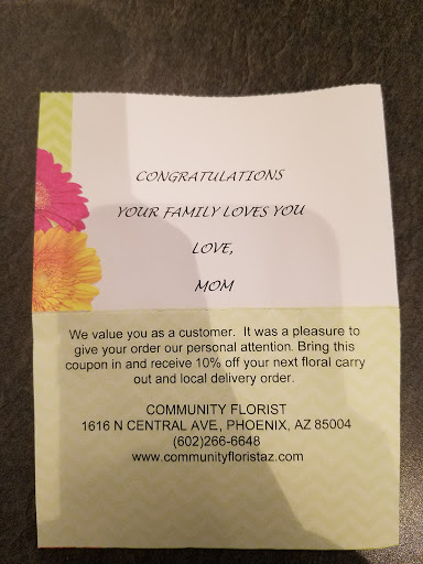 Florist «Community Florist», reviews and photos, 550 W McDowell Rd, Phoenix, AZ 85003, USA