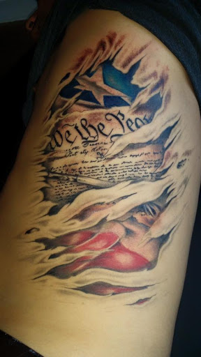 Explore ladies chest tattoo ideas, creative tattoo ideas in Hatboro, available at Davidian Tattoo Studio LLC