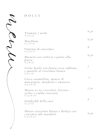 Carte du 7 Archi Bar Ristorante Pizzeria à Chiuro