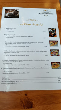 Restaurant Le Vieux Marché - Vedène à Vedène menu