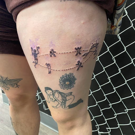 Explore mens arm sleeve tattoo ideas, creative tattoo ideas in Buffalo, available at True Gloom Tattoo Studio