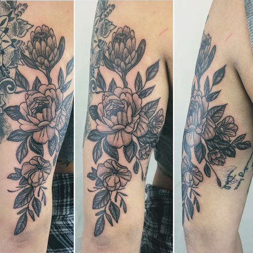 Explore baki tattoo ideas, creative tattoo ideas in Amsterdam, available at Spoken Hand Tattoo