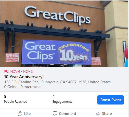 Hair Salon «Great Clips», reviews and photos, 138 E El Camino Real Suite B, Sunnyvale, CA 94087, USA