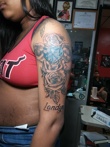 Explore damaged tattoo ideas, creative tattoo ideas in Raleigh, available at Gifted Styles