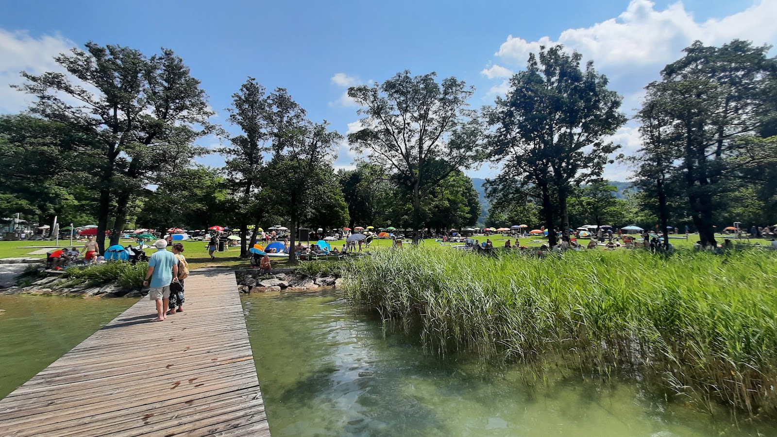 Foto di Strandbad Loibichl con molto pulito livello di pulizia